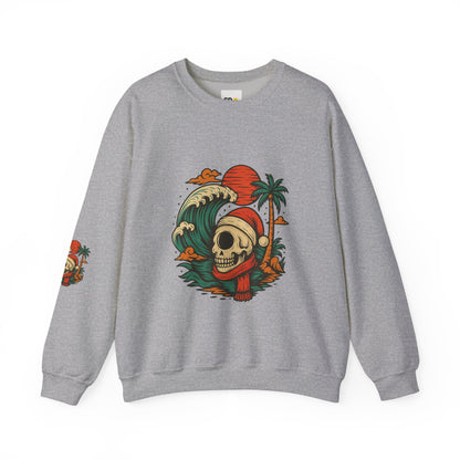 Skull Surf Kerst Sweater