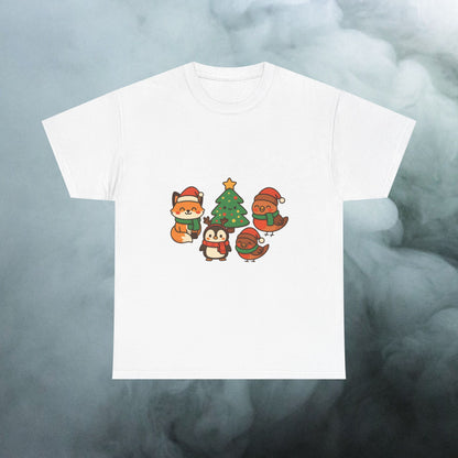 Kerst Bosdieren T-Shirt
