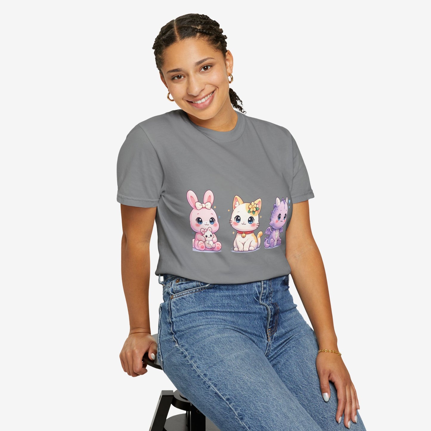 Schattig Pastel Dieren T-Shirt