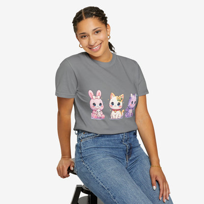 Schattig Pastel Dieren T-Shirt