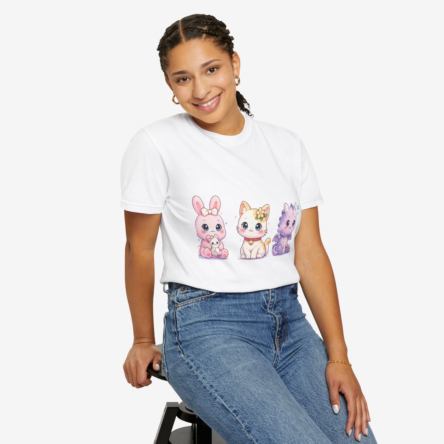 Schattig Pastel Dieren T-Shirt