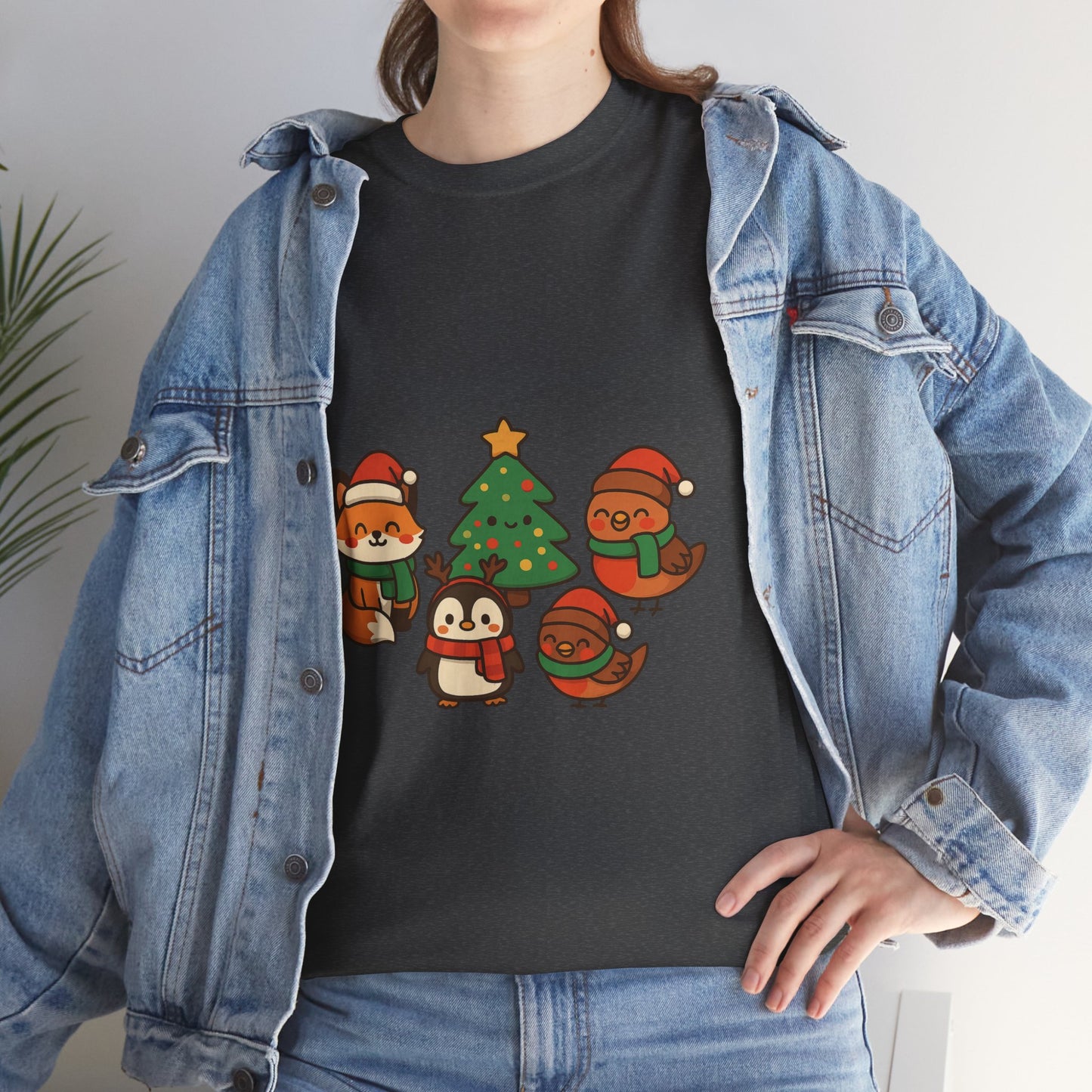 Kerst Bosdieren T-Shirt