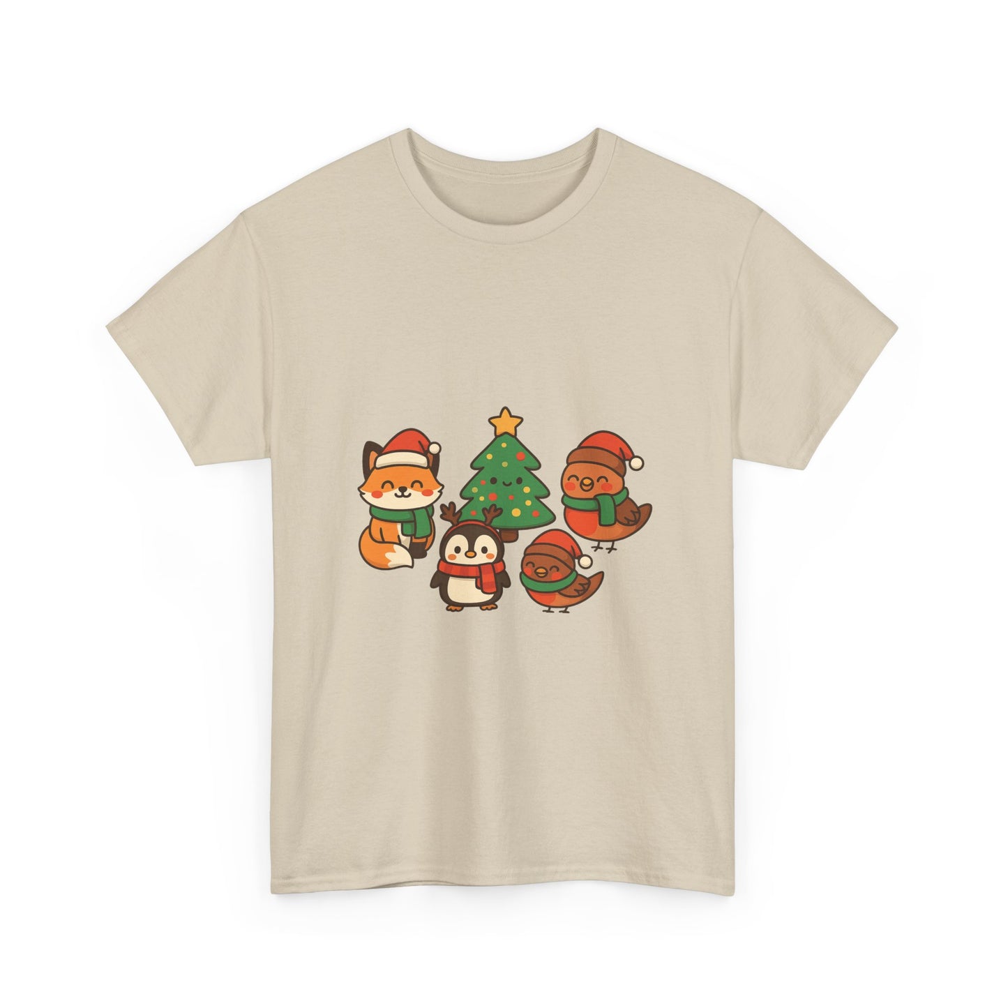 Kerst Bosdieren T-Shirt