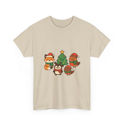 Kerst Bosdieren T-Shirt
