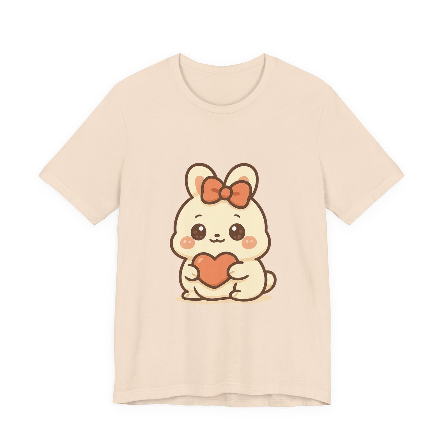 Schattig Kawaii Konijntje met Hart T-Shirt