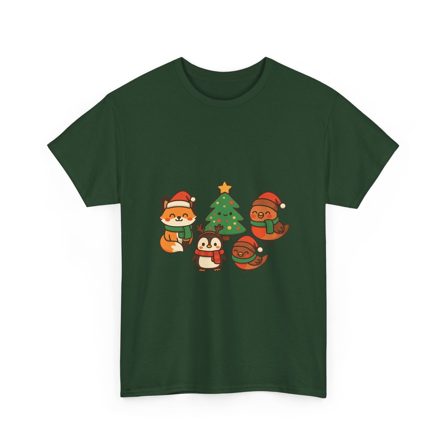 Kerst Bosdieren T-Shirt