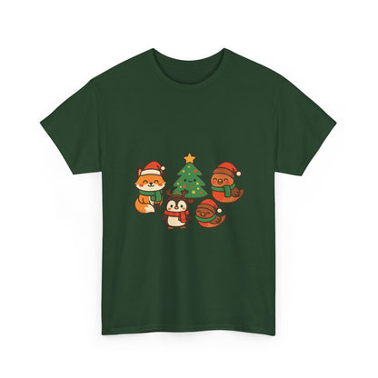 Kerst Bosdieren T-Shirt