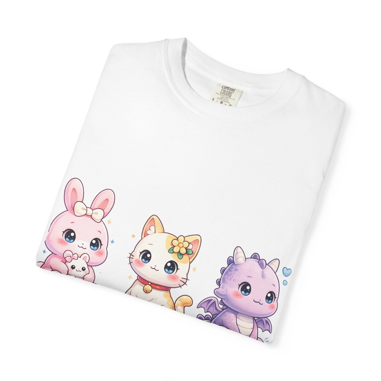 Schattig Pastel Dieren T-Shirt