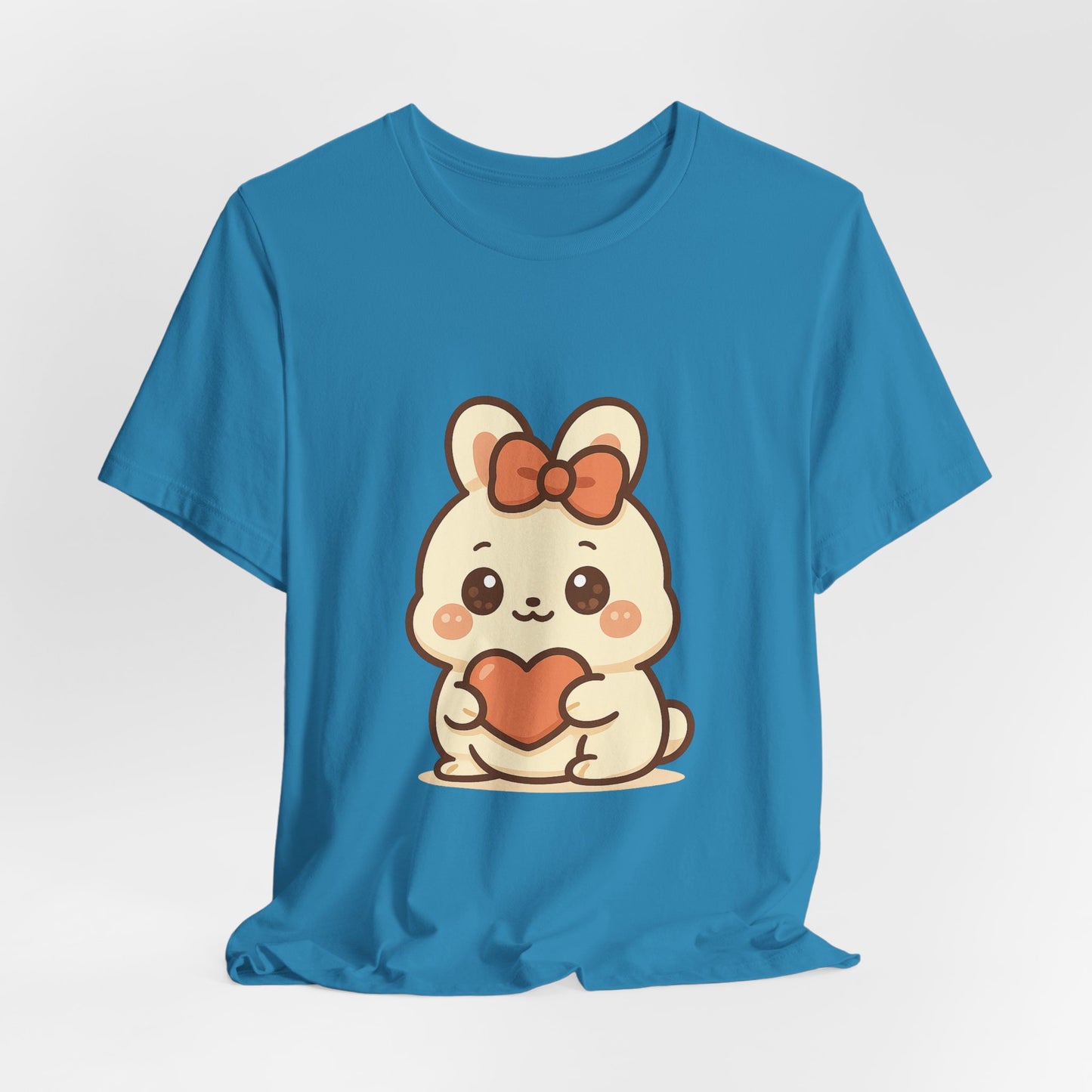 Schattig Kawaii Konijntje met Hart T-Shirt
