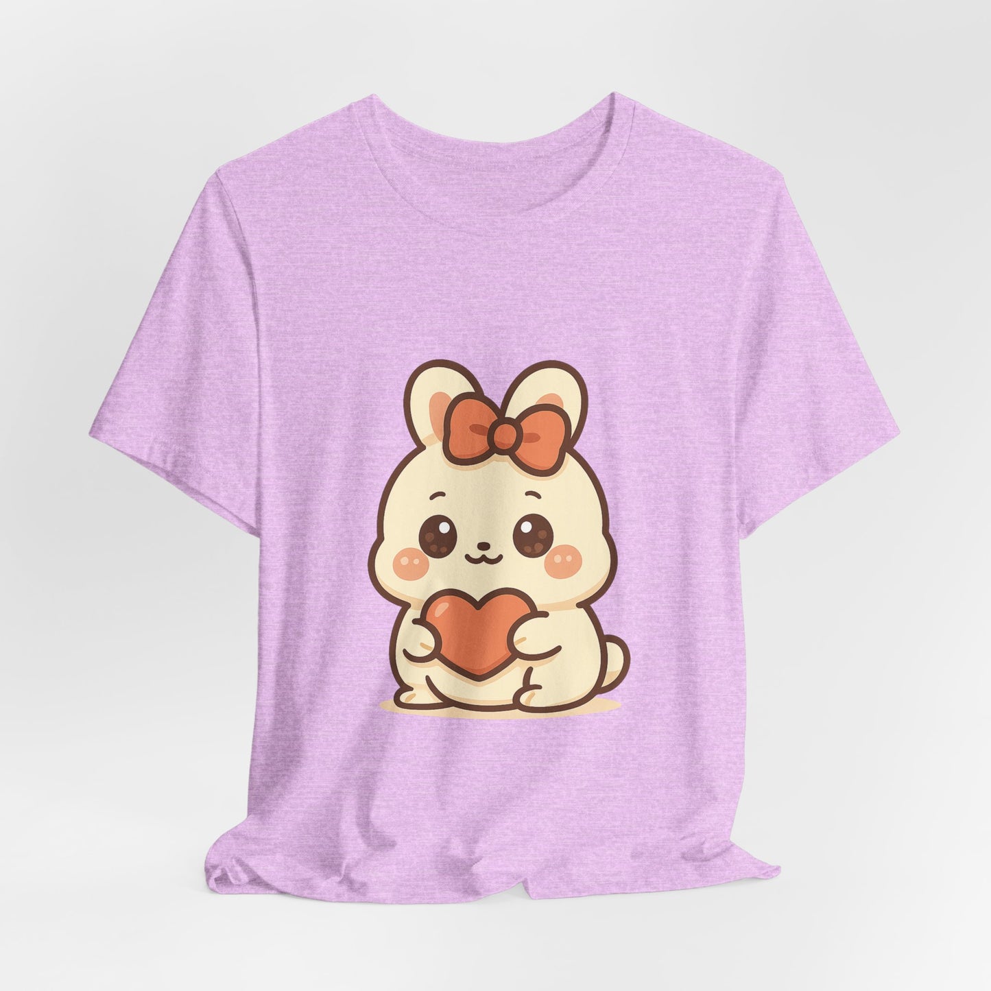 Schattig Kawaii Konijntje met Hart T-Shirt