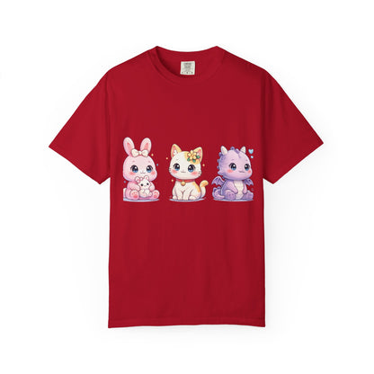 Schattig Pastel Dieren T-Shirt