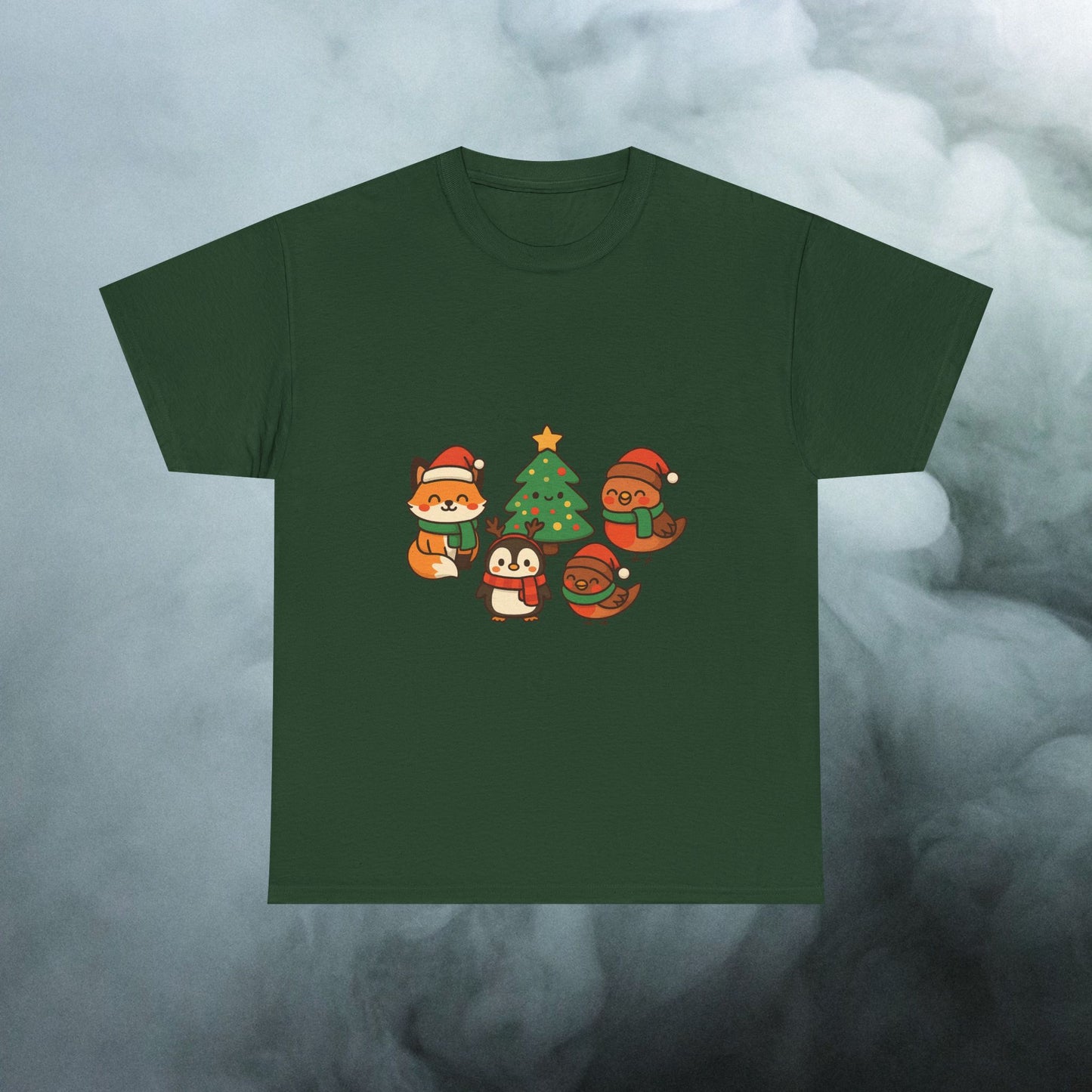 Kerst Bosdieren T-Shirt
