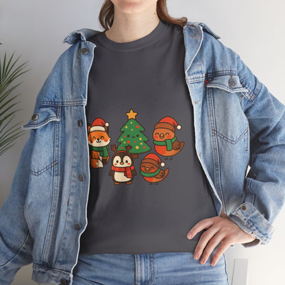 Kerst Bosdieren T-Shirt