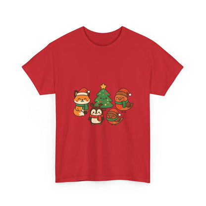 Kerst Bosdieren T-Shirt