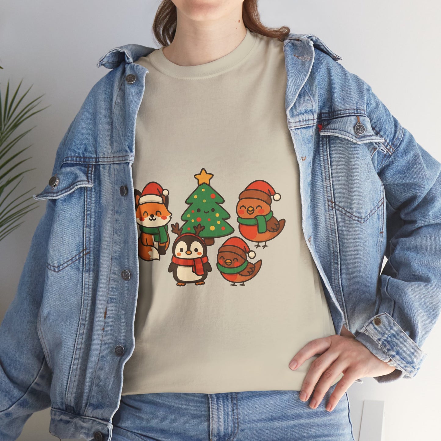 Kerst Bosdieren T-Shirt