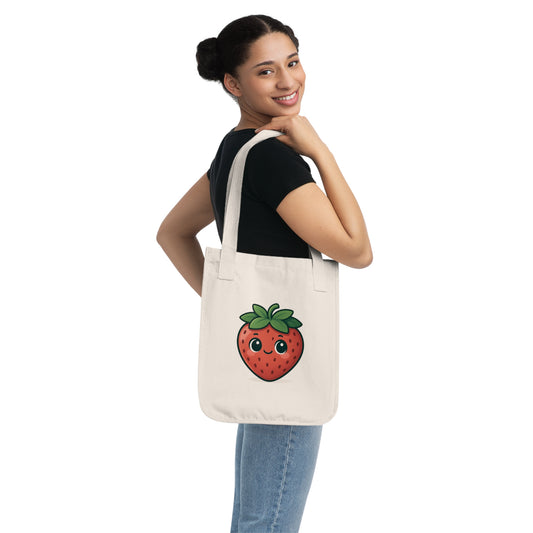 Kawaii Aardbei Tote Bag