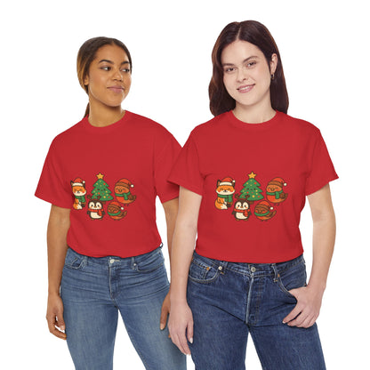 Kerst Bosdieren T-Shirt