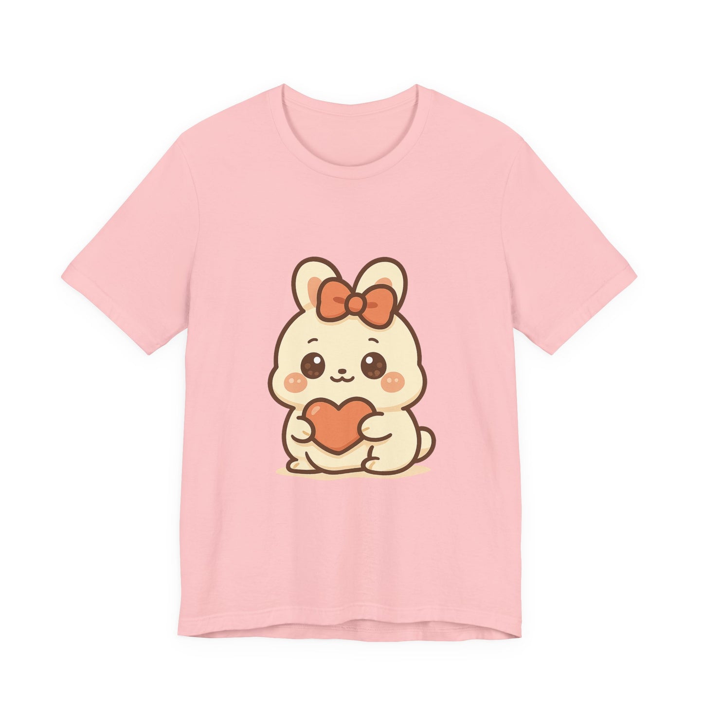Schattig Kawaii Konijntje met Hart T-Shirt