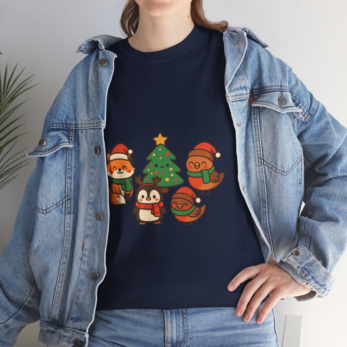 Kerst Bosdieren T-Shirt