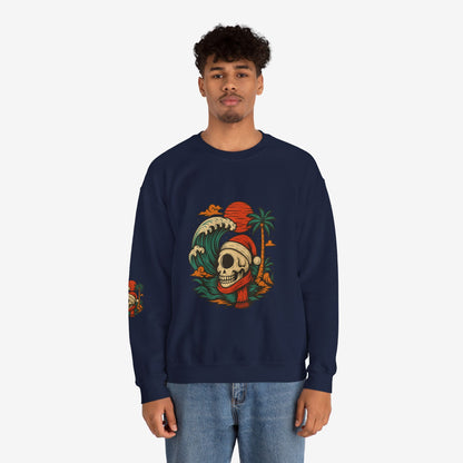 Skull Surf Kerst Sweater