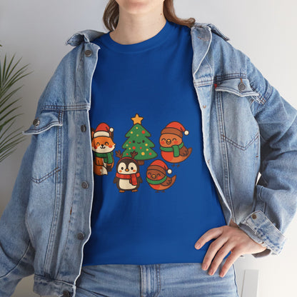 Kerst Bosdieren T-Shirt