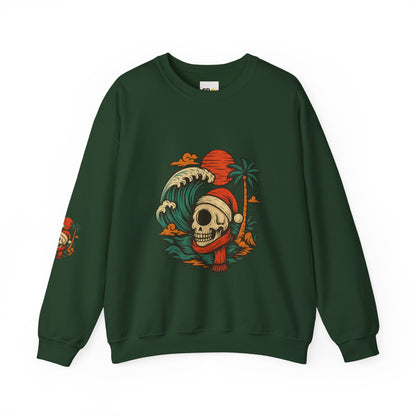 Skull Surf Kerst Sweater