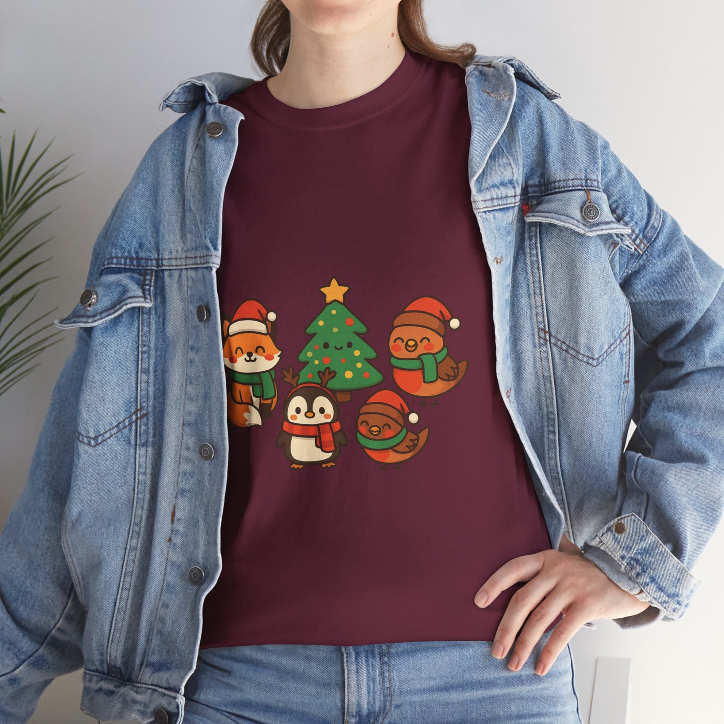 Kerst Bosdieren T-Shirt