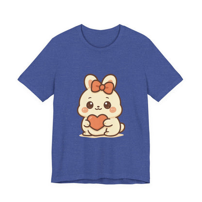 Schattig Kawaii Konijntje met Hart T-Shirt