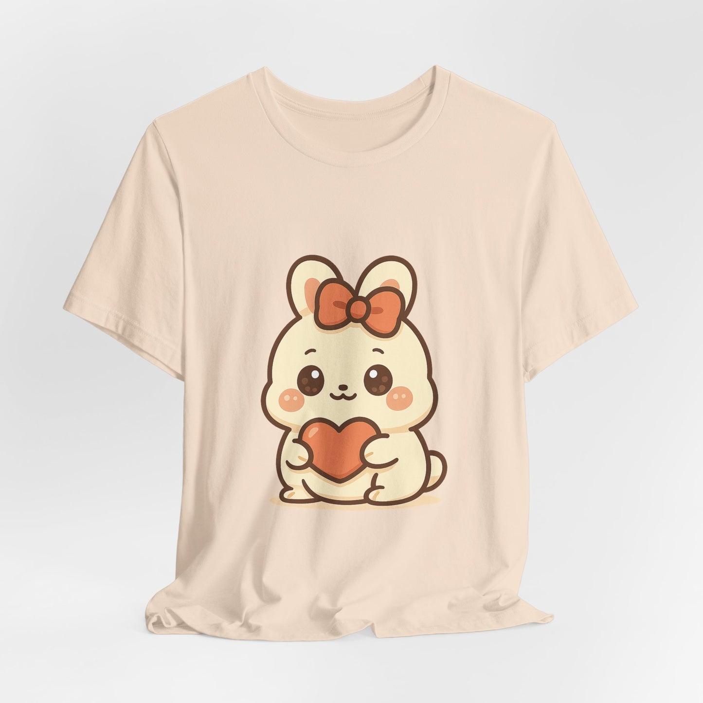 Schattig Kawaii Konijntje met Hart T-Shirt