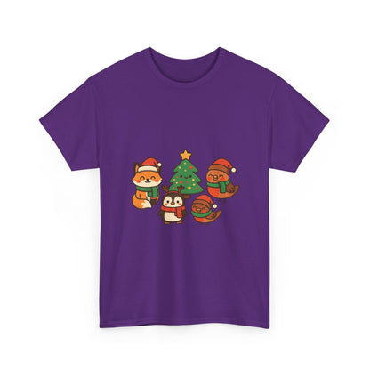 Kerst Bosdieren T-Shirt