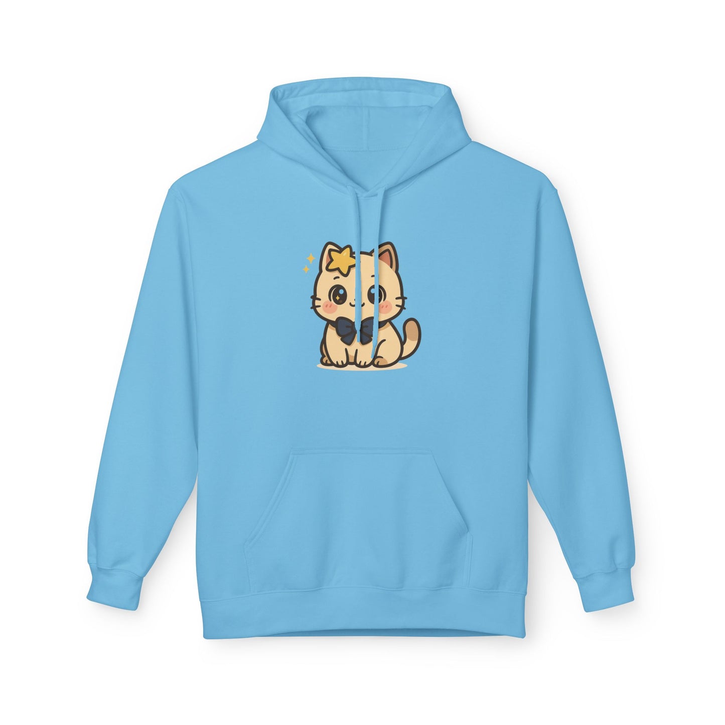 Schattige Kawaii Kat Hoodie met Sterretje
