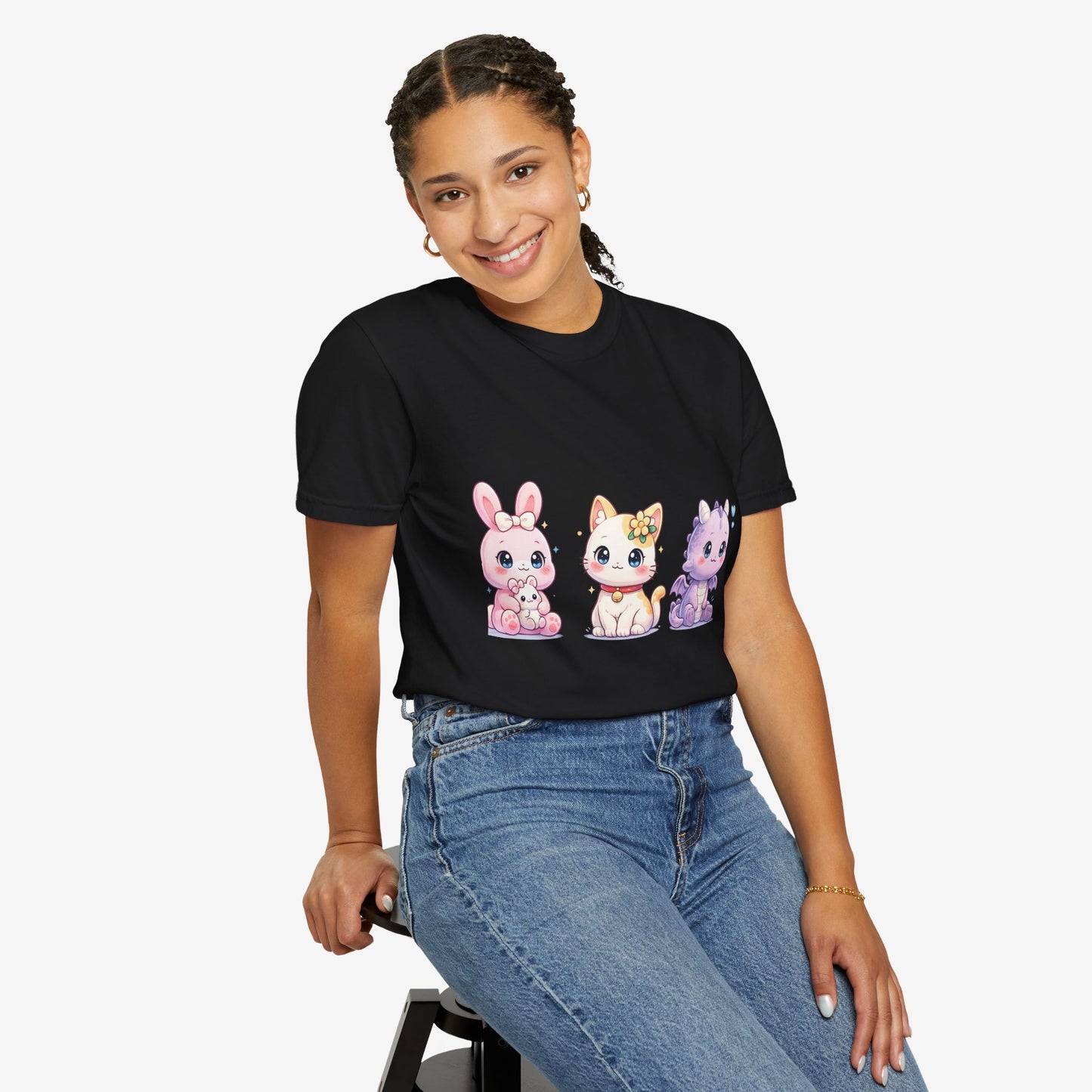 Schattig Pastel Dieren T-Shirt