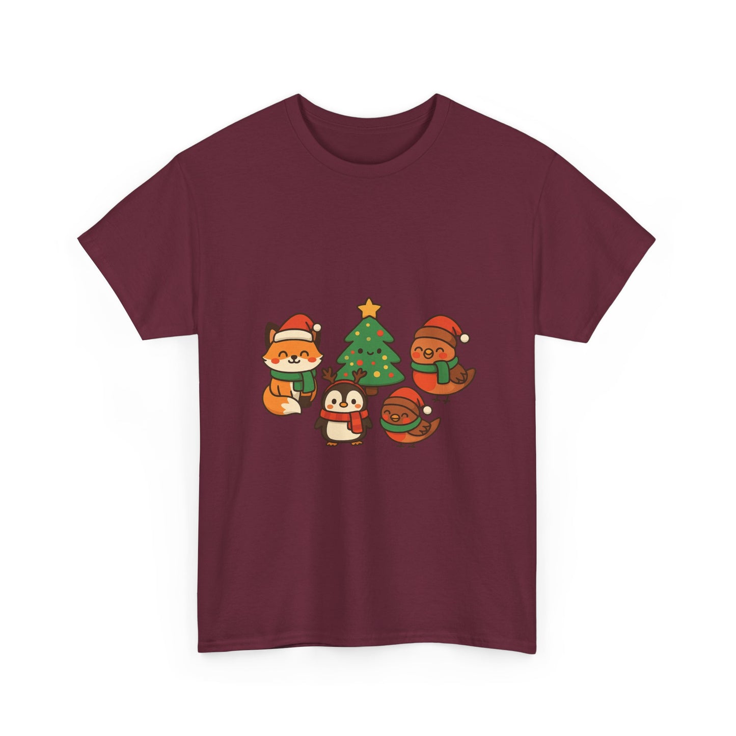 Kerst Bosdieren T-Shirt