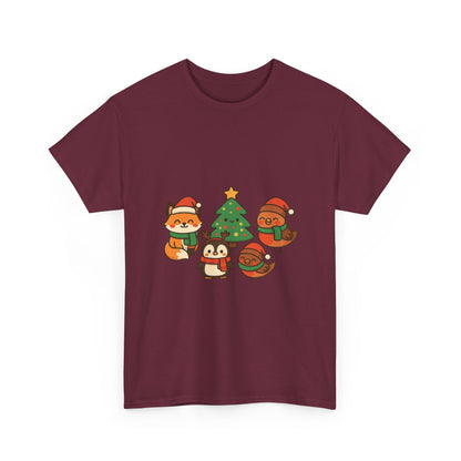 Kerst Bosdieren T-Shirt