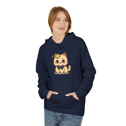 Schattige Kawaii Kat Hoodie met Sterretje
