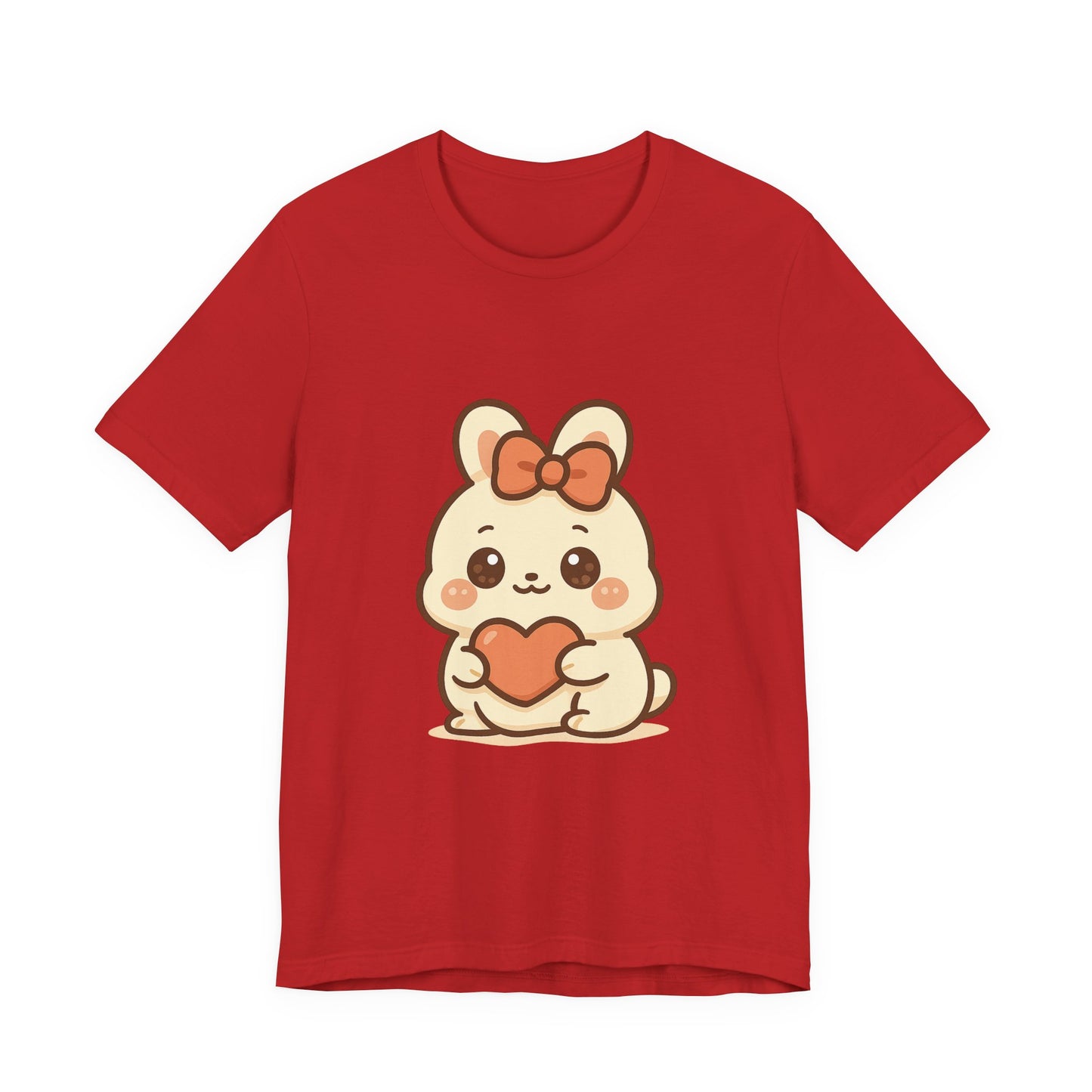 Schattig Kawaii Konijntje met Hart T-Shirt