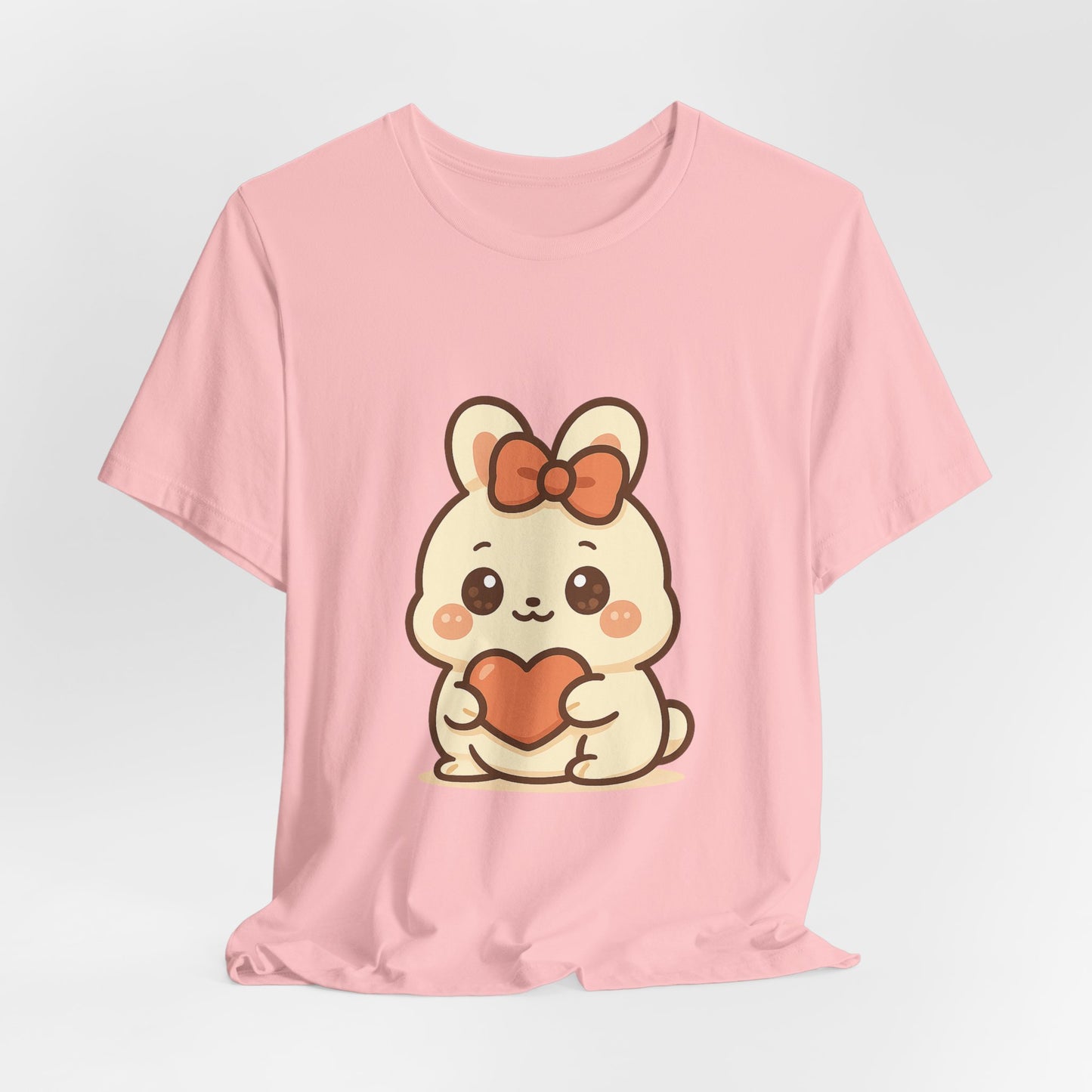 Schattig Kawaii Konijntje met Hart T-Shirt