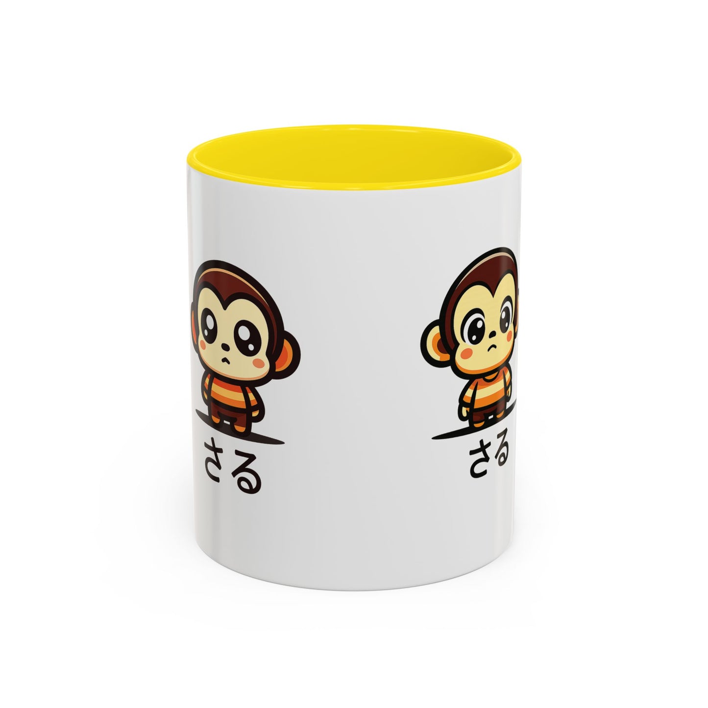 Cute Saru Accent Koffie Mok