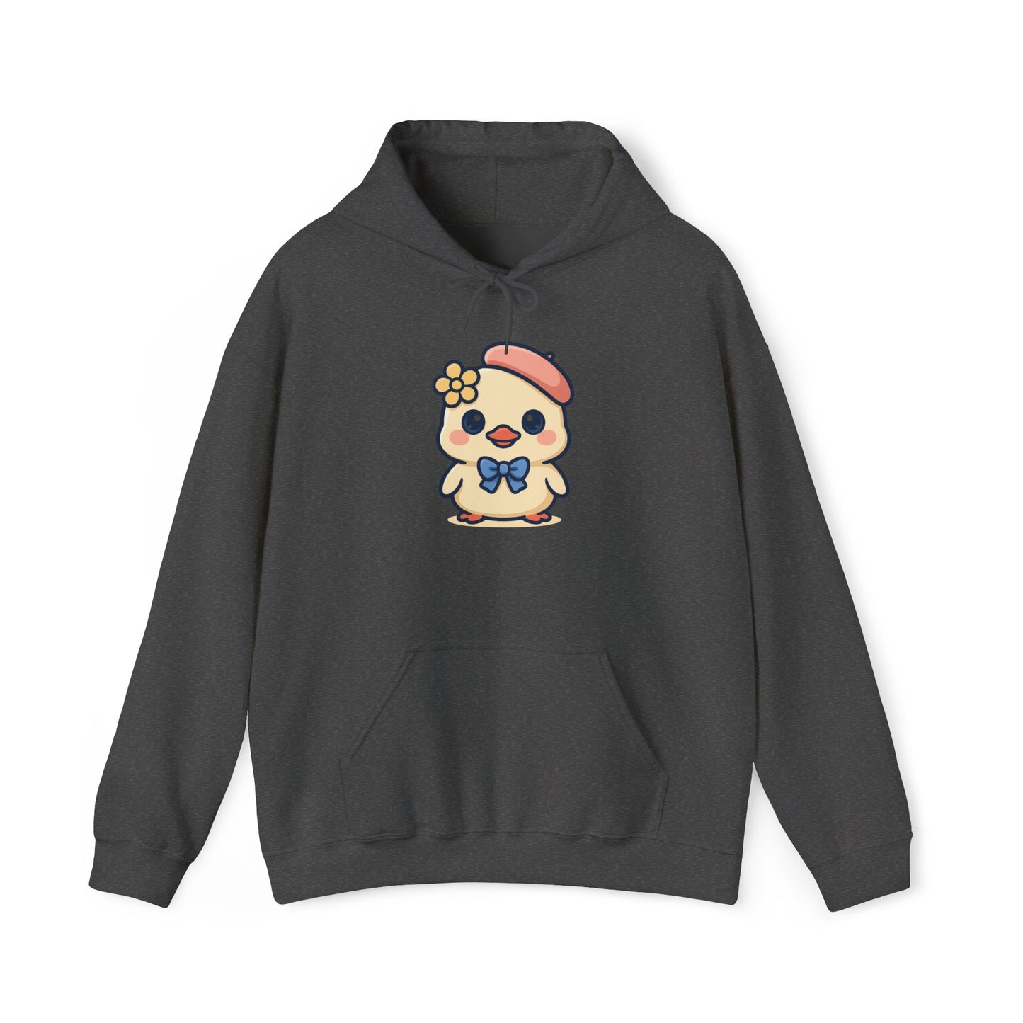 Kawaii Kuiken Hoodie – Met Baret en Bloemetje