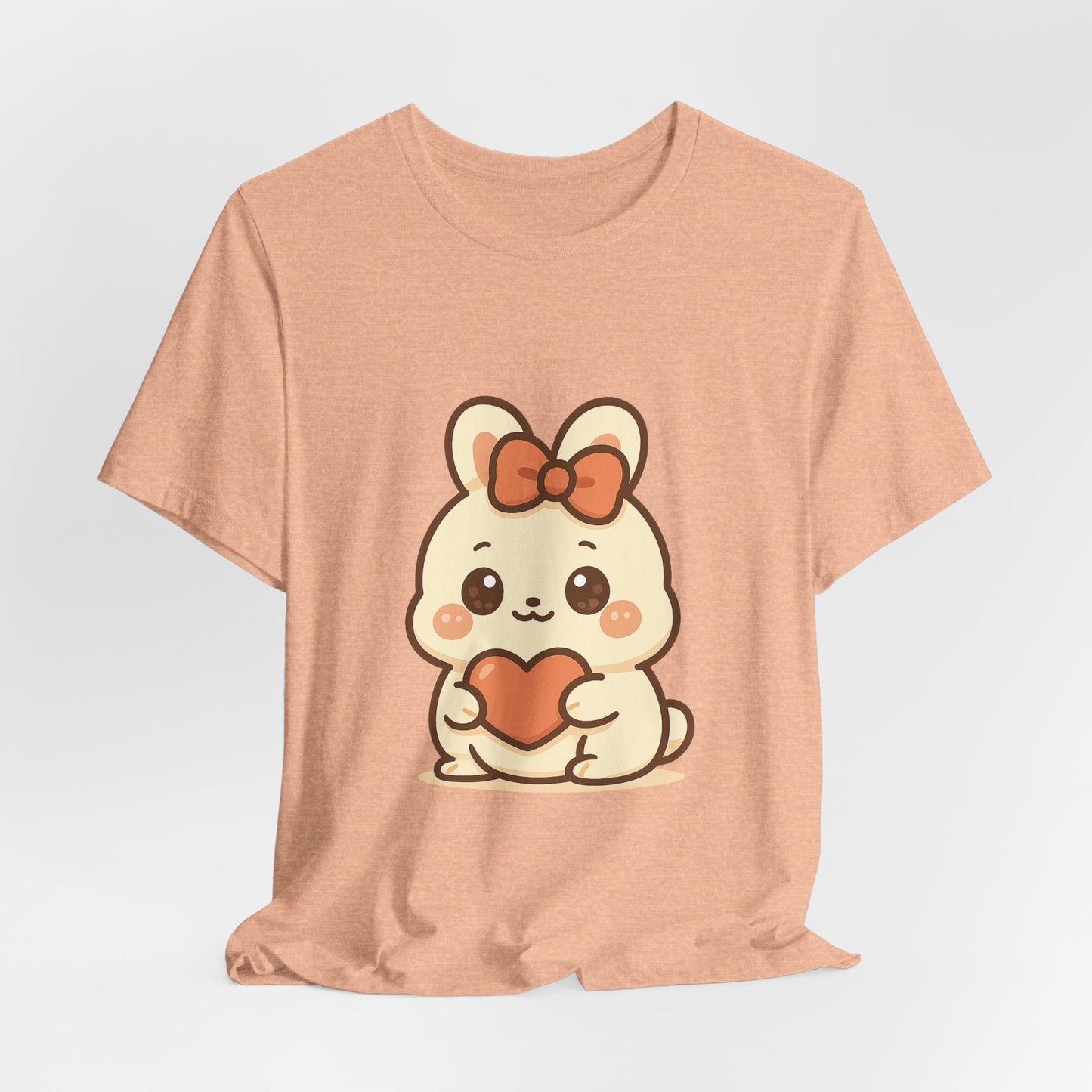 Schattig Kawaii Konijntje met Hart T-Shirt