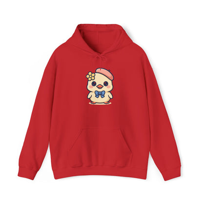 Kawaii Kuiken Hoodie – Met Baret en Bloemetje