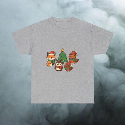 Kerst Bosdieren T-Shirt