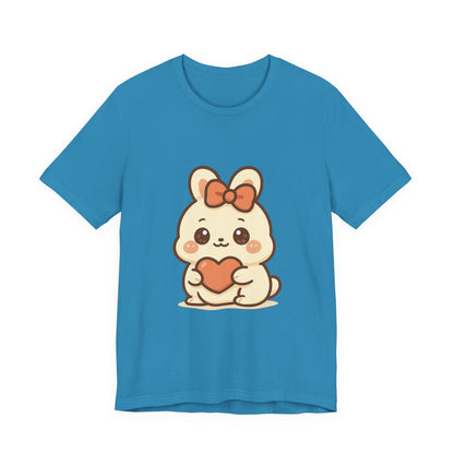 Schattig Kawaii Konijntje met Hart T-Shirt