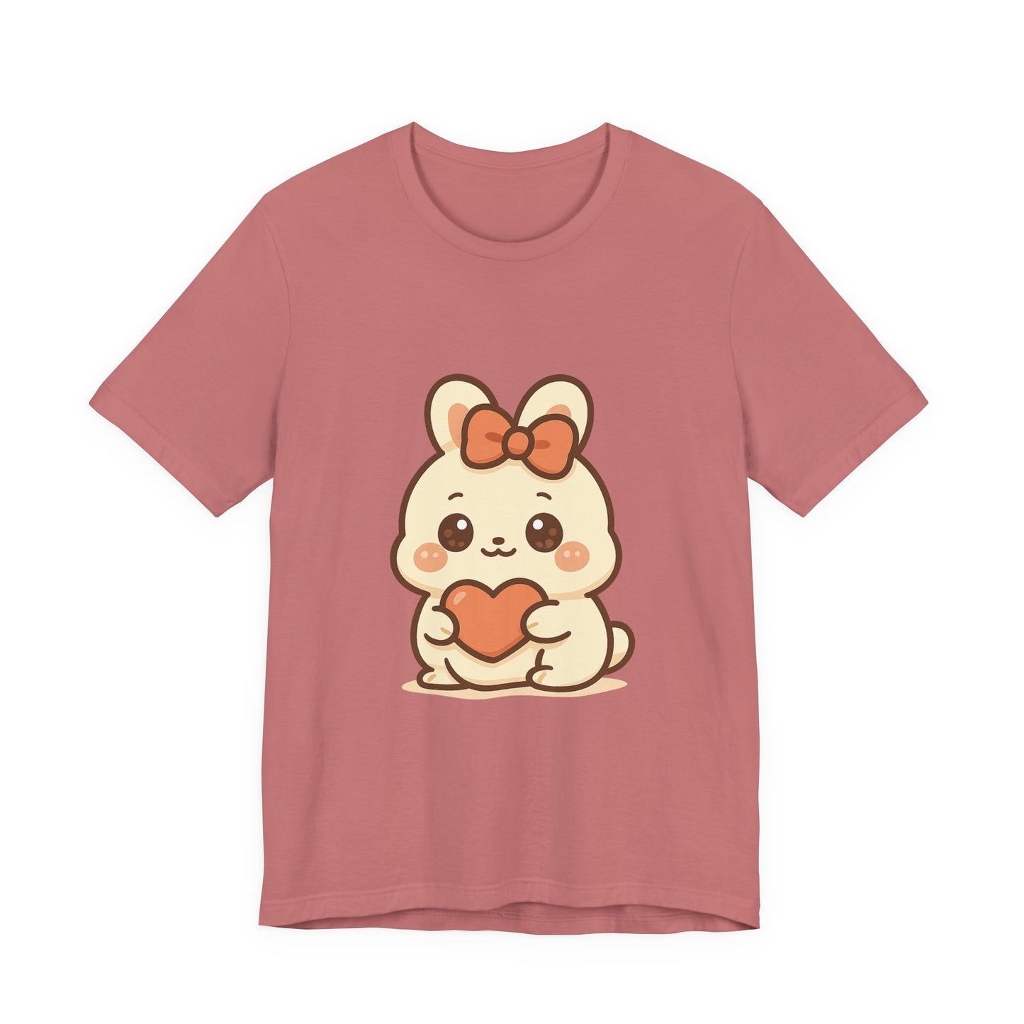 Schattig Kawaii Konijntje met Hart T-Shirt