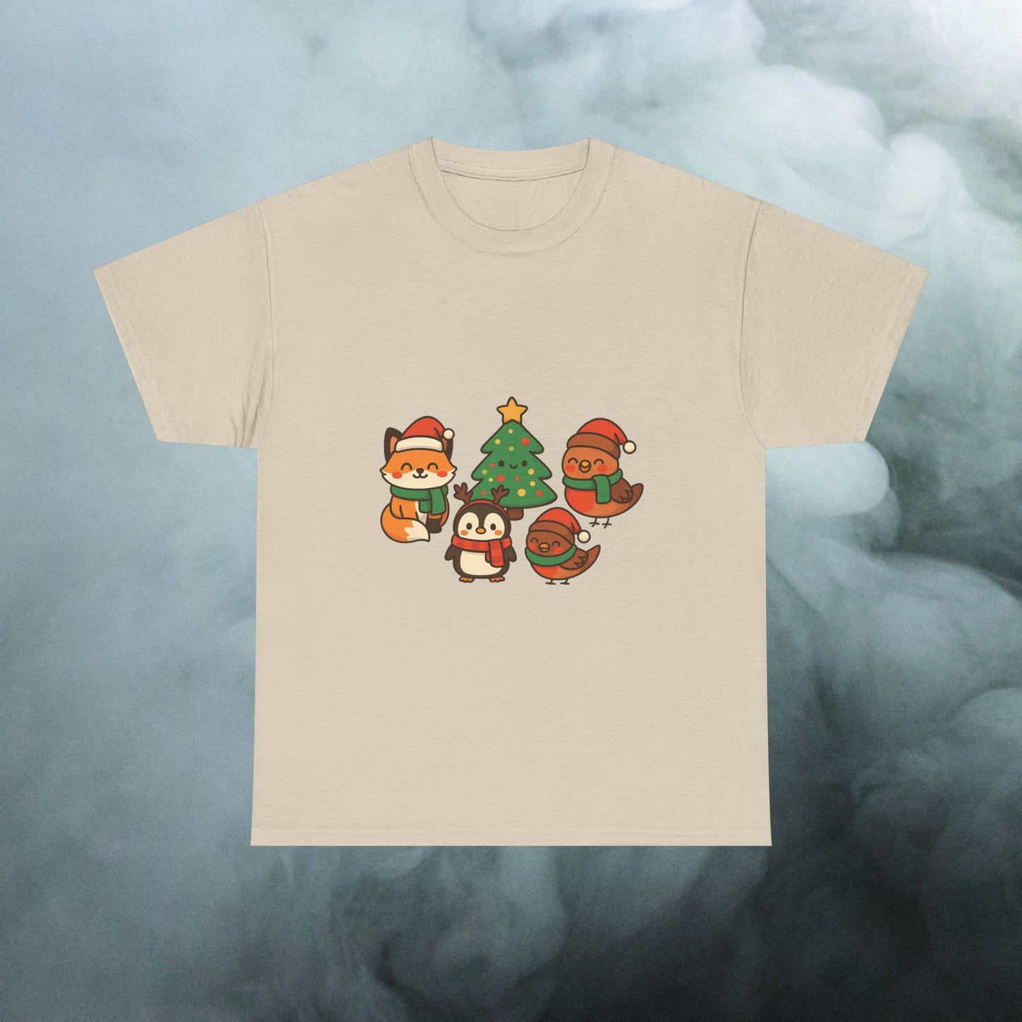 Kerst Bosdieren T-Shirt