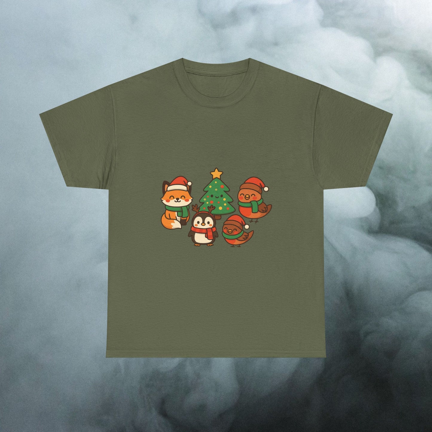 Kerst Bosdieren T-Shirt