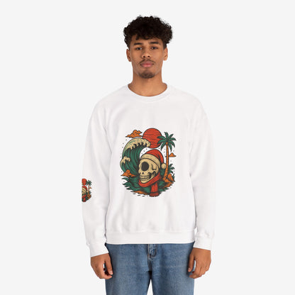 Skull Surf Kerst Sweater