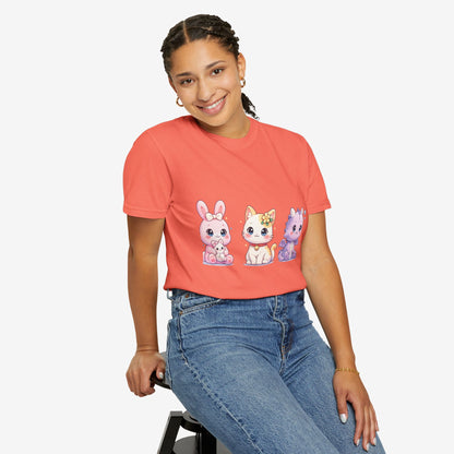 Schattig Pastel Dieren T-Shirt