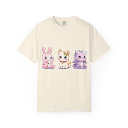 Schattig Pastel Dieren T-Shirt