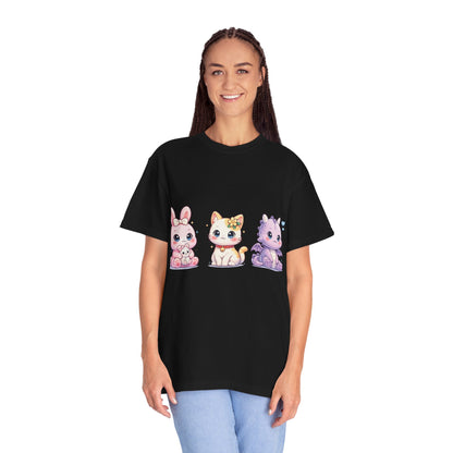 Schattig Pastel Dieren T-Shirt